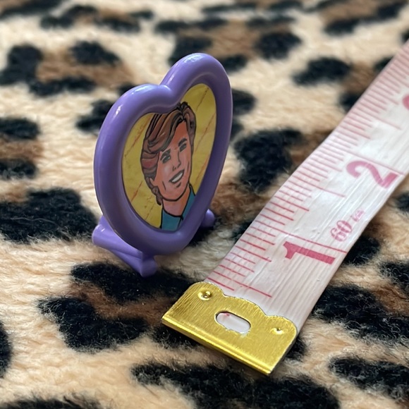 BARBIE 💕 Ken Doll Accessories Vintage 80s 90s Heart Picture Frame Jukebox Mini - Picture 11 of 16